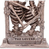 he Lovers Bronze Gothic Skeleton Ornament 20.5cm