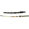 Katana con lama dorata