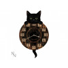 Orologio con gatto nero