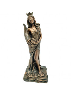 Statua Dea "Fortuna" bronzocm.20