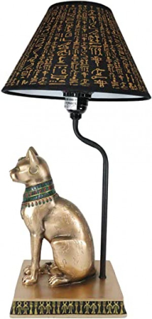 BRONZE BASTET LAMP