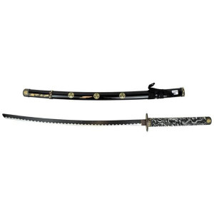 katana con lama nera 