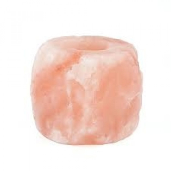 Porta candela di Sale rosa dell'Himalaya