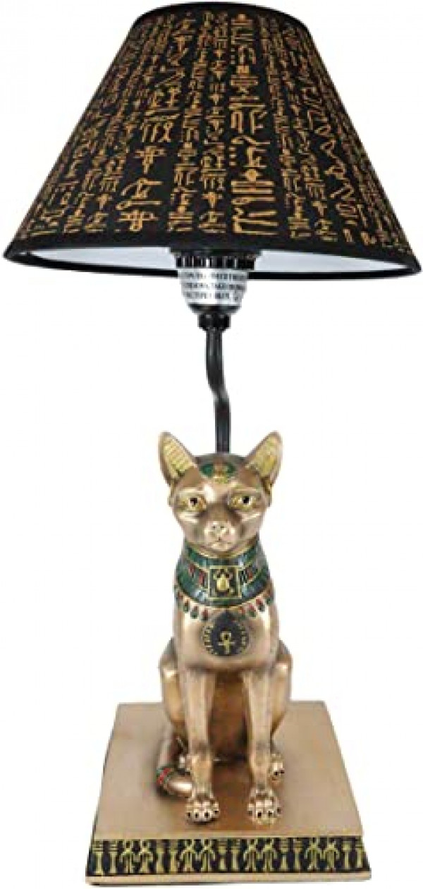 BRONZE BASTET LAMP