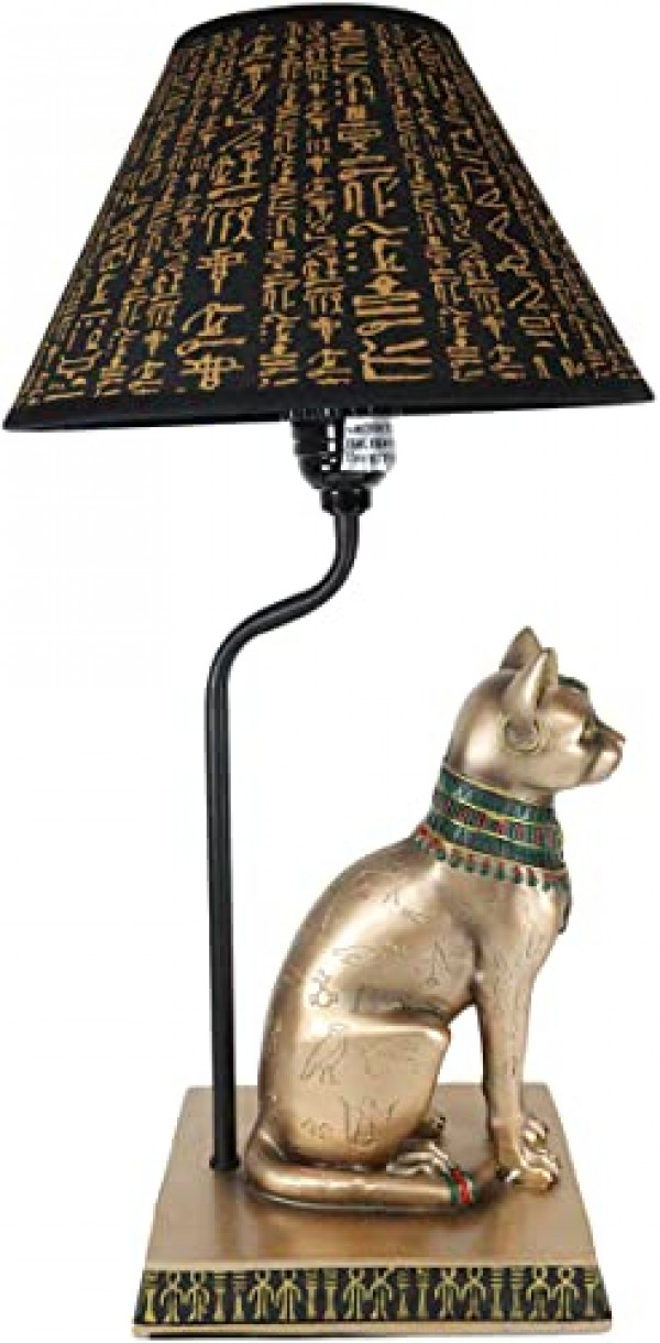 BRONZE BASTET LAMP