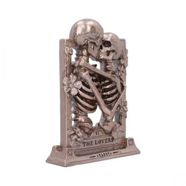 he Lovers Bronze Gothic Skeleton Ornament 20.5cm