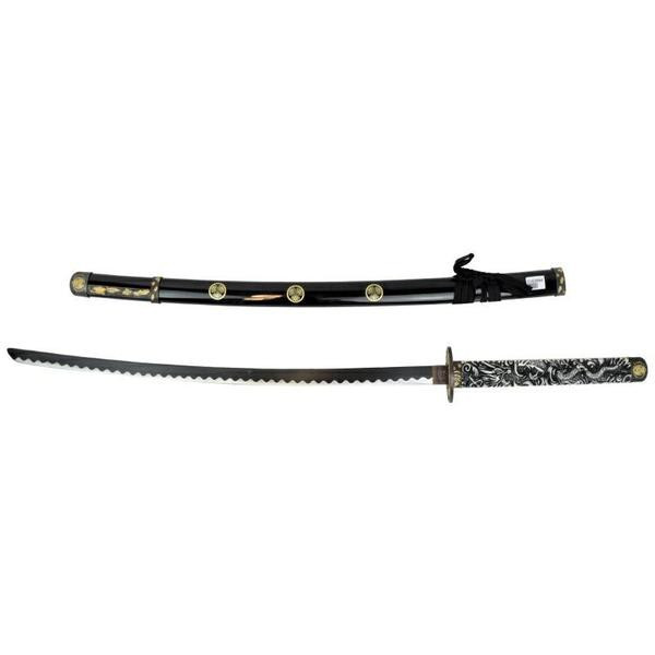 katana con lama nera 