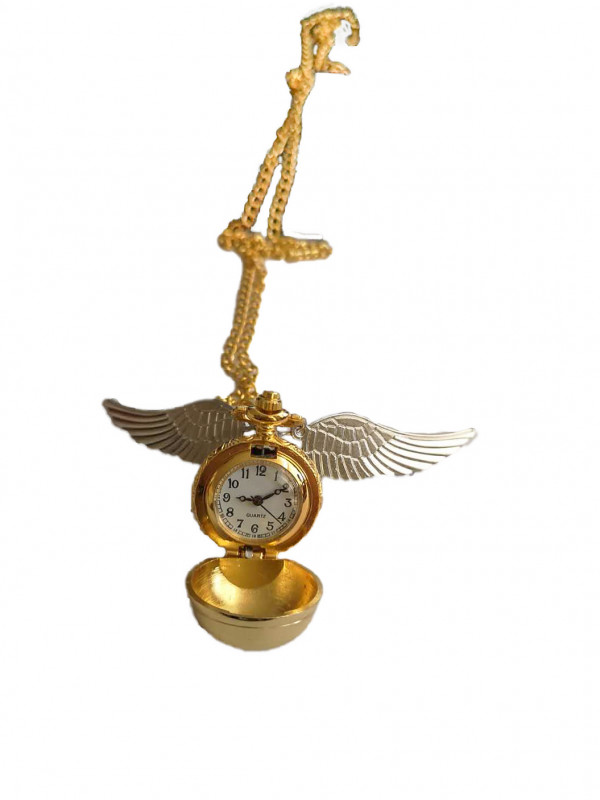 Collana Harry Potter Boccino D'oro Con Orologio - Chiosco delle Streghe