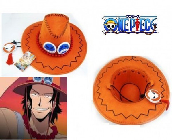 Chapéu Portgas Ace One Piece eva no Shoptime