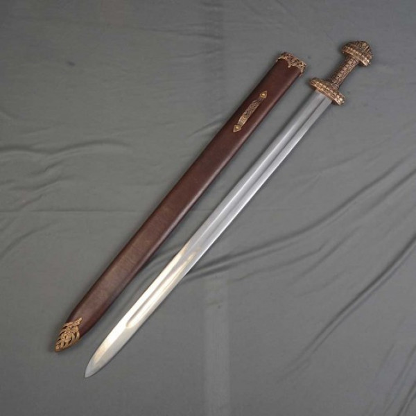 Spada acciaio Viking bronze